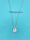 Tiffany & Co 925 Silver Elsa Peretti Madonna Pendant Necklace