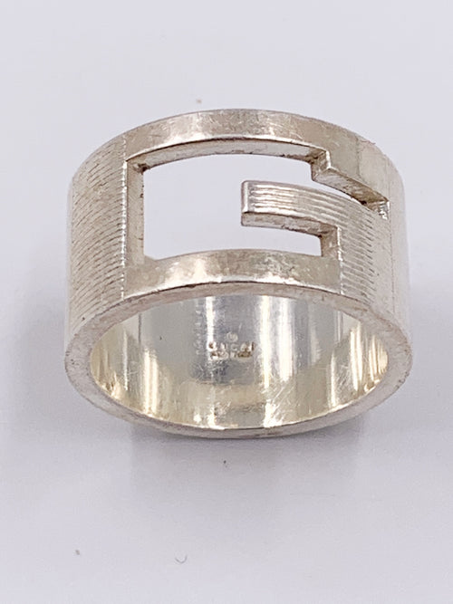 Gucci 925 Silver Ring Size 7 1/4 (7.25)