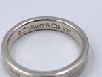 Sold-Tiffany & Co 925 Silver 1837 Narrow Ring Size 8.75