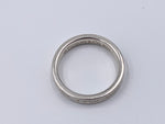 Sold-Tiffany & Co 925 Silver 1837 Narrow Ring Size 8.75