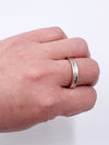 Sold-Tiffany & Co 925 Silver 1837 Narrow Ring Size 8.75