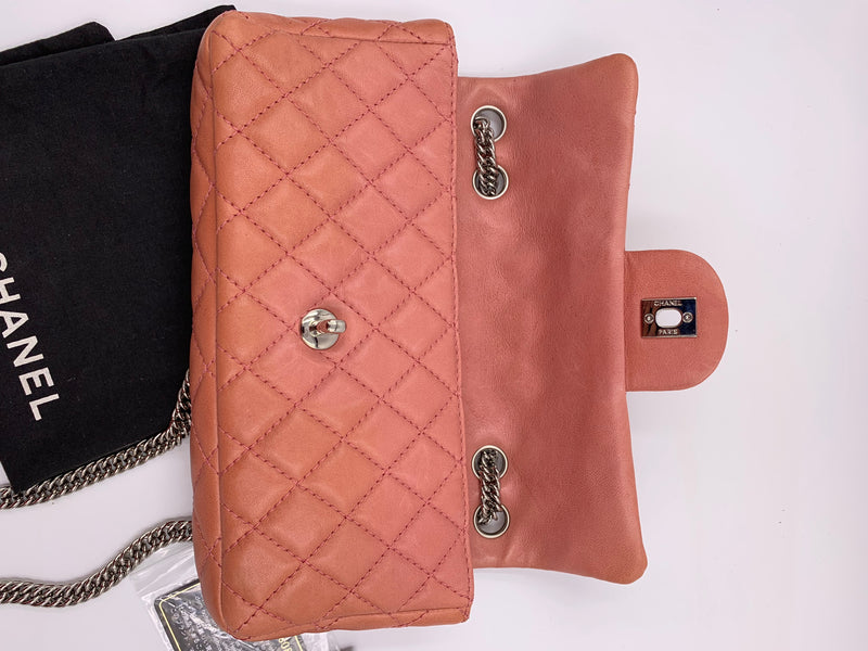 CHANEL CC Flap Bag - Dark Pink (Salmon Pink) SHW