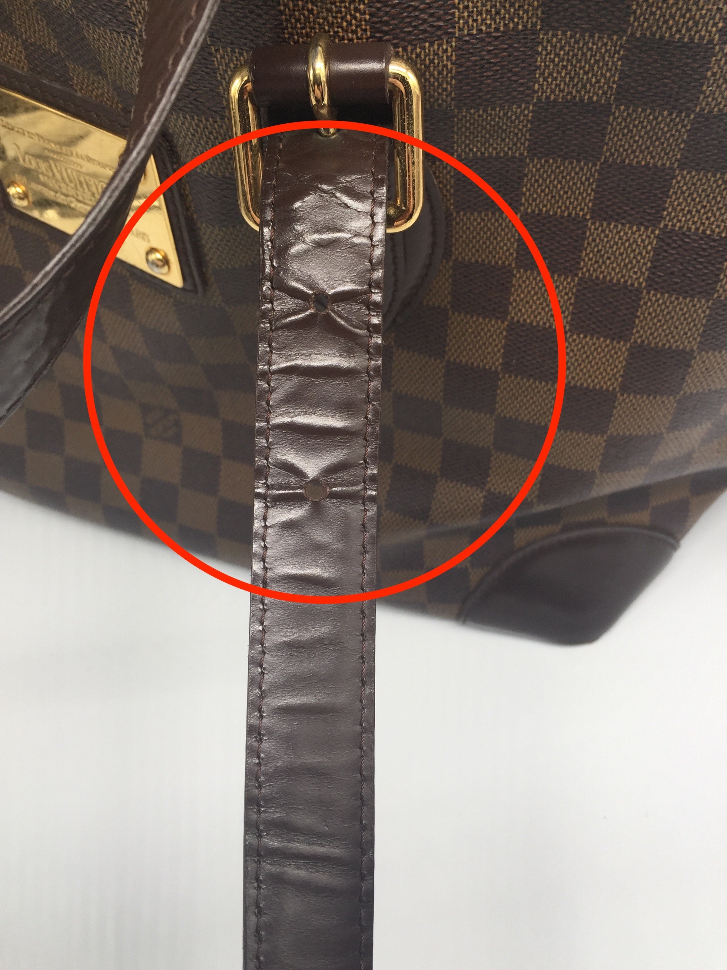 Louis Vuitton Damier Ebene Hampstead MM N51204 Brown Cloth ref.909566 -  Joli Closet