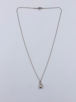 Sold-Tiffany & Co 925 Silver Elsa Peretti Tear drop Pendant Necklace