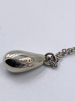 Sold-Tiffany & Co 925 Silver Elsa Peretti Tear drop Pendant Necklace