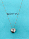 Sold-Tiffany & Co Elsa Peretti Solid Full Heart Pendant Necklace