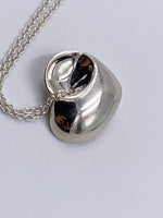 Sold-Tiffany & Co Elsa Peretti Solid Full Heart Pendant Necklace