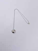 Sold-Tiffany & Co Elsa Peretti Solid Full Heart Pendant Necklace