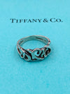 Tiffany & Co 925 Silver Paloma Picasso Loving Heart Ring Size 7