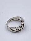 Tiffany & Co 925 Silver Paloma Picasso Loving Heart Ring Size 7