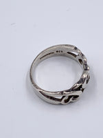 Tiffany & Co 925 Silver Paloma Picasso Loving Heart Ring Size 7