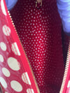 Sold-Louis Vuitton Monogram Vernis Kusama Dots Infinity Papillon Red M91425