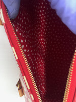 Sold-Louis Vuitton Monogram Vernis Kusama Dots Infinity Papillon Red M91425
