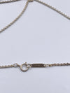 Sold-Tiffany & Co 925 Silver Atlas Collection Cube with Necklace