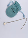 Sold-Tiffany & Co 925 Silver Atlas Collection Cube with Necklace