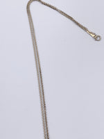 Sold-Tiffany & Co 925 Silver Atlas Collection Cube with Necklace