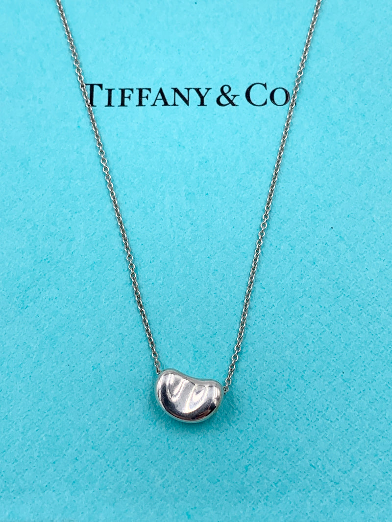 Sold-Tiffany & Co Elsa Peretti Bean Necklace