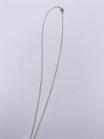 Tiffany & Co Elsa Peretti Silver Solid Full Heart Pendant Necklace