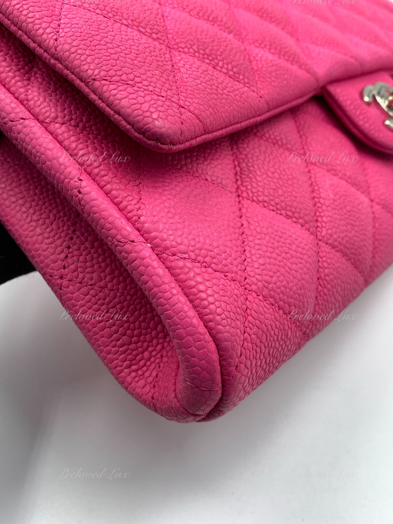 Chanel Triple CC Small Pink Leather Bag Preowned