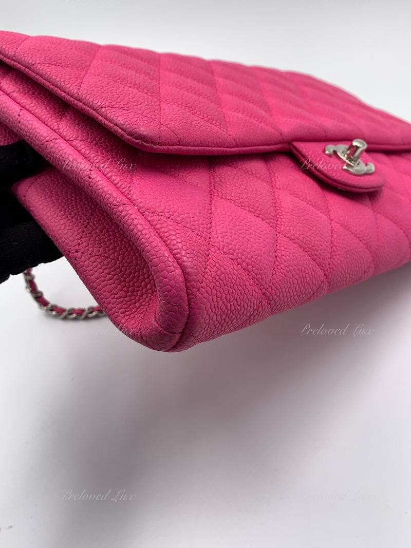 CHANEL Classic Quilted Flap Pink Caviar Shoulder Bag/Clutch with Chain  StrapPreloved Lux Canada