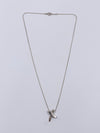 Sold-Tiffany & Co 925 Silver Paloma Picasso X Kiss Small Size Pendant Necklace