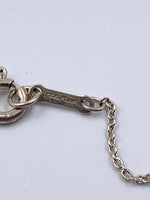 Tiffany & Co 925 Silver Paloma Picasso Double loving heart Pendant Necklace