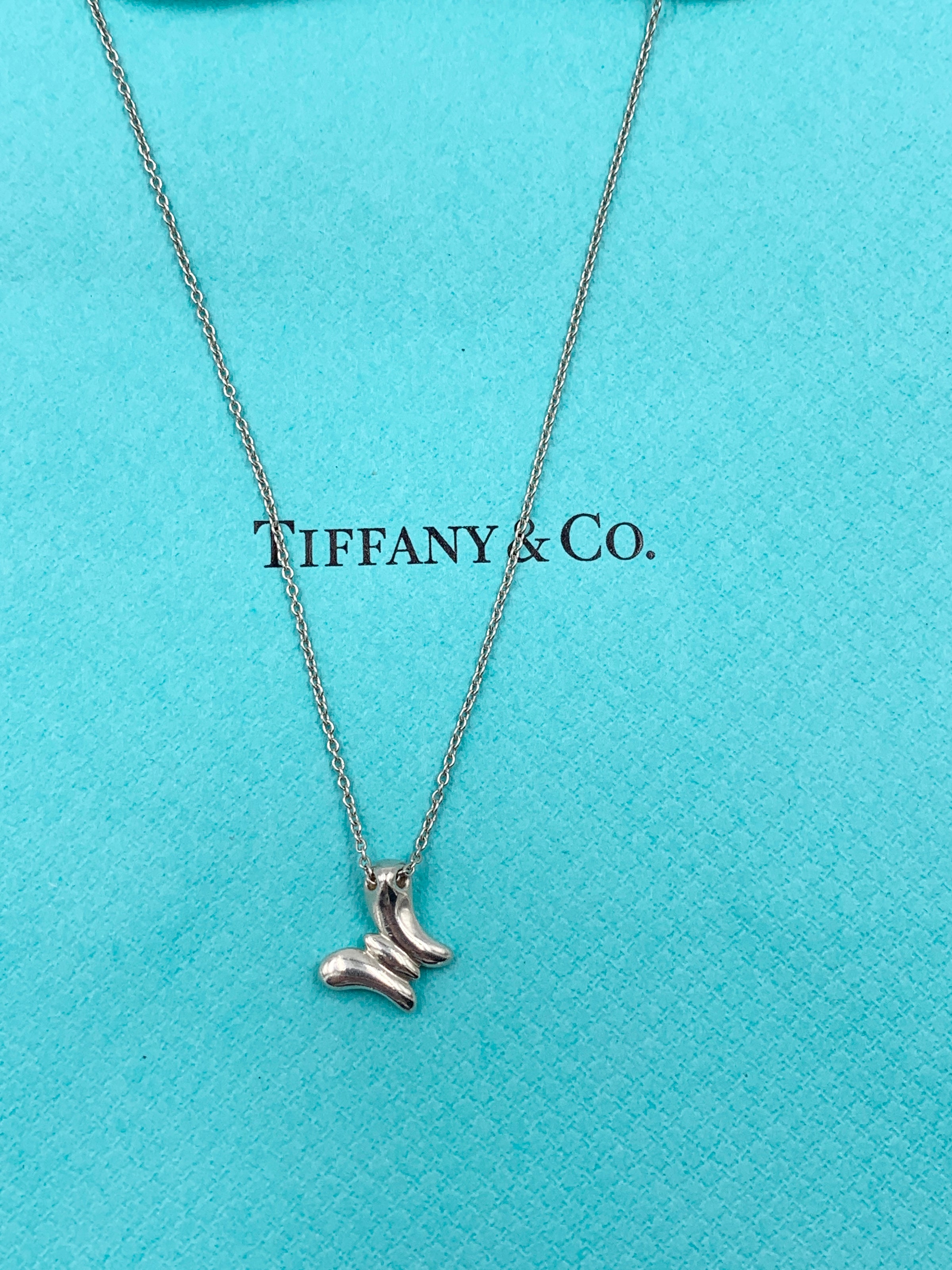 Tiffany & Co. Enchant Butterfly Pendant Necklace - Sterling Silver Pendant  Necklace, Necklaces - TIF69590 | The RealReal