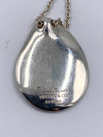 Sold-Tiffany & Co 925 Silver Elsa Peretti Madonna Pendant Necklace