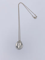 Sold-Tiffany & Co 925 Silver Elsa Peretti Madonna Pendant Necklace