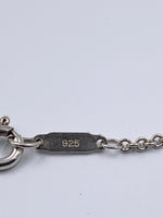 Tiffany & Co 925 Silver 1837 Concave Circle Plate Pendant Necklace