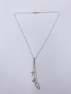 Sold-Tiffany & Co 925 Silver T&CO Letters Lariat Necklace