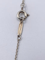 Sold-Tiffany & Co 925 Silver T&CO Letters Lariat Necklace