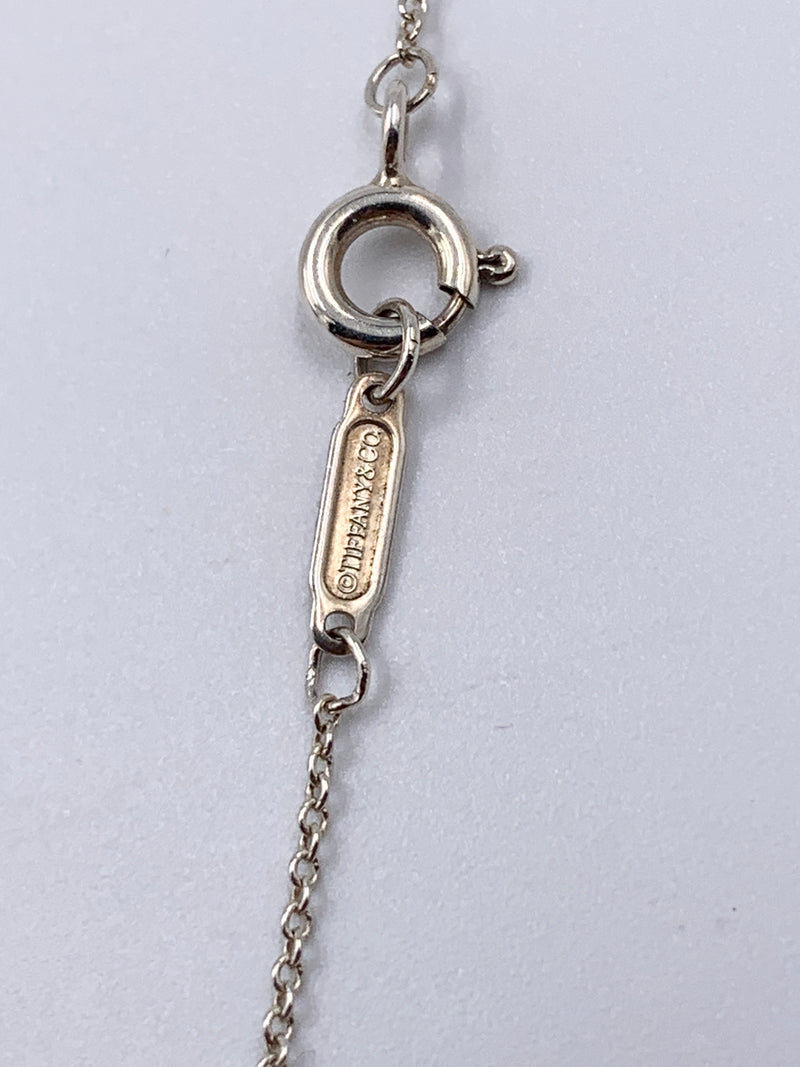 Sold-Tiffany & Co 925 Silver T&CO Letters Lariat Necklace
