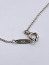 Sold-Tiffany & Co 925 Silver T&CO Letters Lariat Necklace