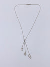 Sold-Tiffany & Co 925 Silver T&CO Letters Lariat Necklace