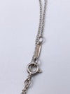 Tiffany & Co 925 Silver 727 Fifth Ave Address Heart Tag Pendant Necklace