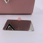 LOUIS VUITTON Epi Twist MM Pink Shoulder Bag Crossbody Bag