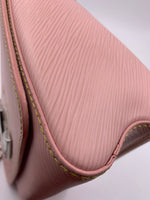 LOUIS VUITTON Epi Twist MM Pink Shoulder Bag Crossbody Bag
