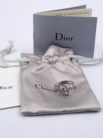 Sold-Christian Dior Logo Ring Free Size - adjustable