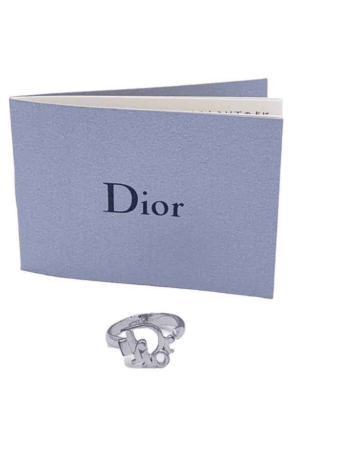 Christian Dior Logo Ring Free Size - adjustable