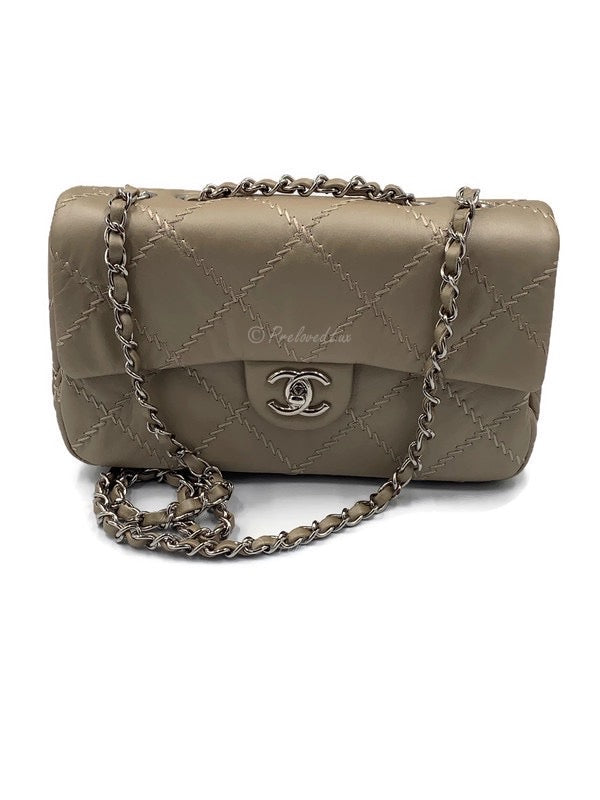Chanel - Wild Stitch Flap Bag - Black Calfskin GHW - Pre Loved
