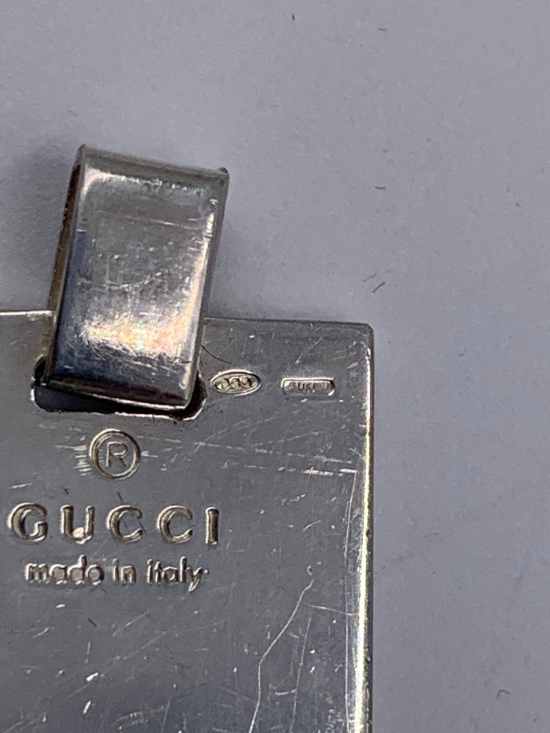 Sold-GUCCI Gucci Silver 925 Aquarius Pendant