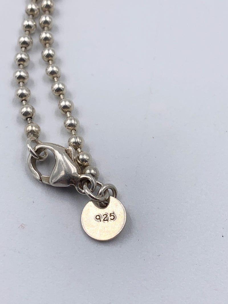 Sold-Tiffany & Co 925 Silver Return to Tiffany Heart Tag Necklace