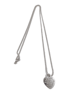 Sold-Tiffany & Co 925 Silver Return to Tiffany Heart Tag Necklace