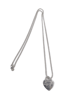 Sold-Tiffany & Co 925 Silver Return to Tiffany Heart Tag Necklace