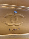 CHANEL Small Classic Double Flap Shoulder bag - Orange - Silver Hardware Vintage