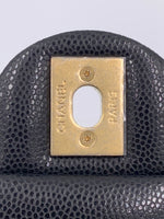 CHANEL Black Caviar Mini Seasonal Flap Gold Hardware