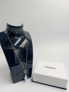 Sold-CHANEL CC Pearl/Rhinestones Necklace C236