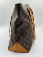 LOUIS VUITTON Monogram Cabas Mezzo Tote Bag