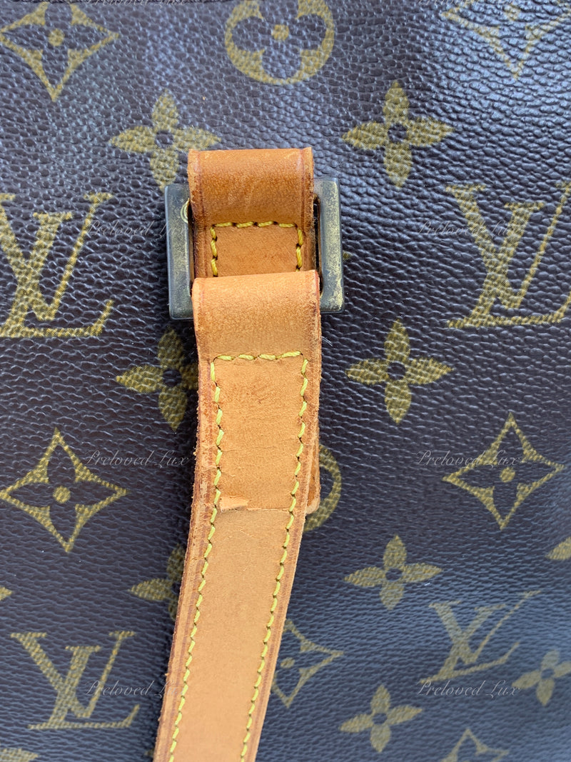 LOUIS VUITTON VINTAGE MONOGRAM CABAS MEZZO ALTO TOTE BAG (2001) GM -  CRTBLNCHSHP